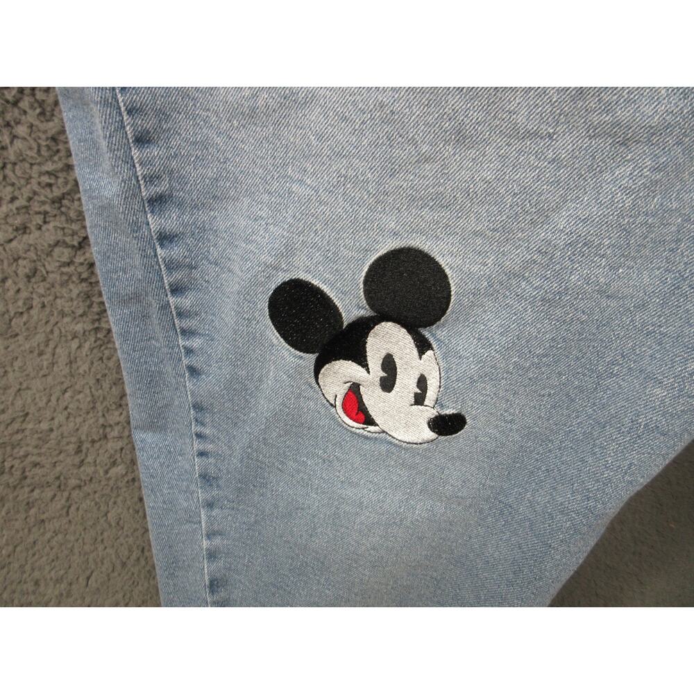 NWT Disney X Hot Topic Mickey Minnie Mouse Mom Jeans Light Wash Plus Size 26 - Picture 6 of 15